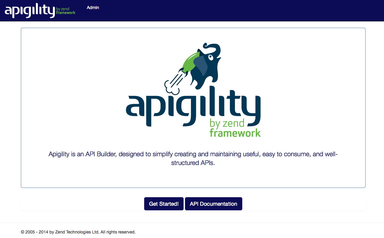 Apigility Welcome