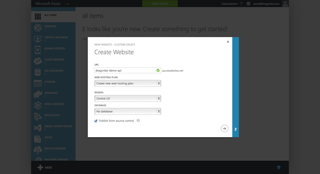 website settings